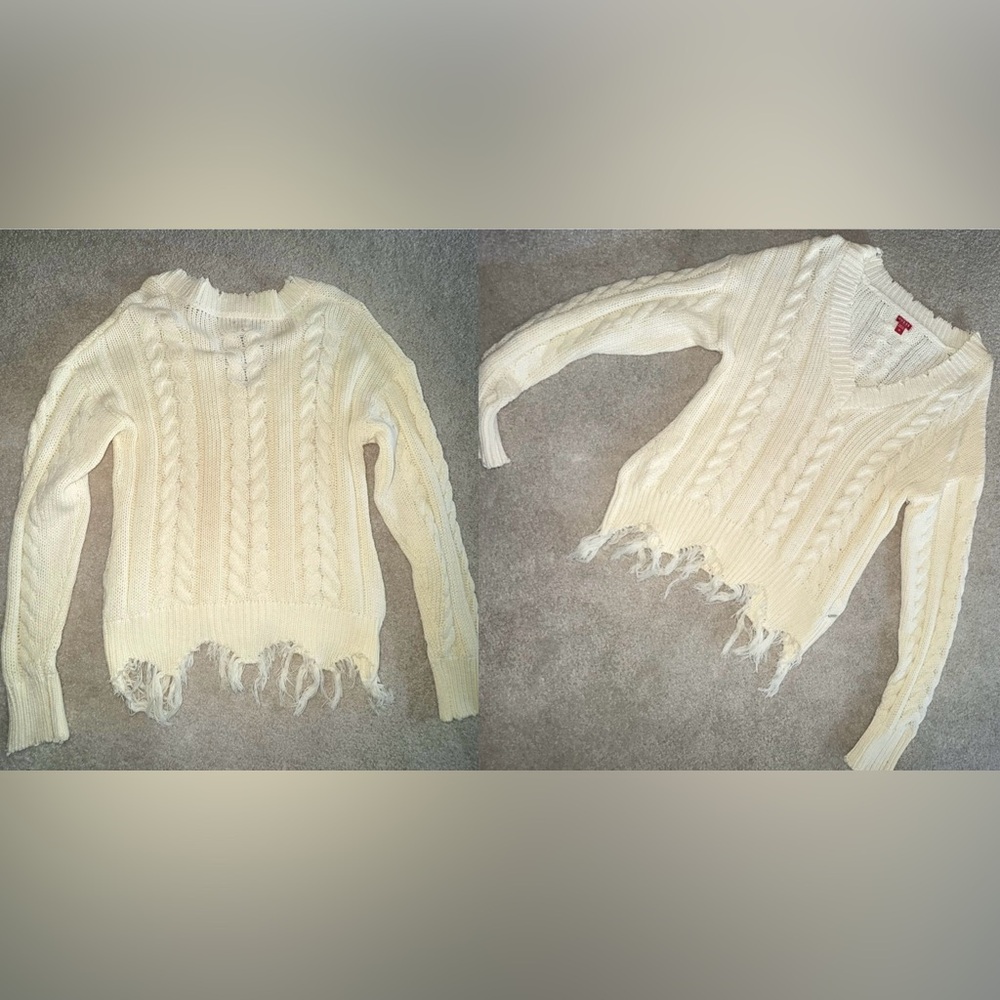 GUESS Cable Knit Sweater